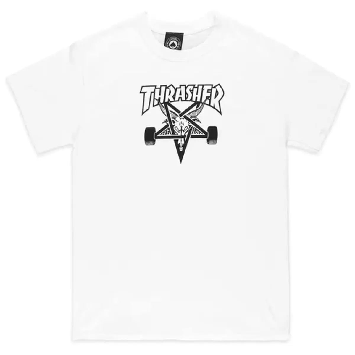 Thrasher skate goat maglietta white