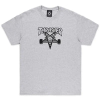Thrasher t-shirt skate goat grey