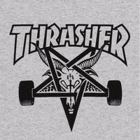 Thrasher t-shirt skate goat grey