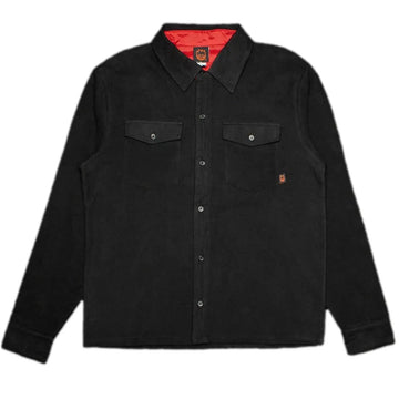 spitfire shirt old emb flanel black