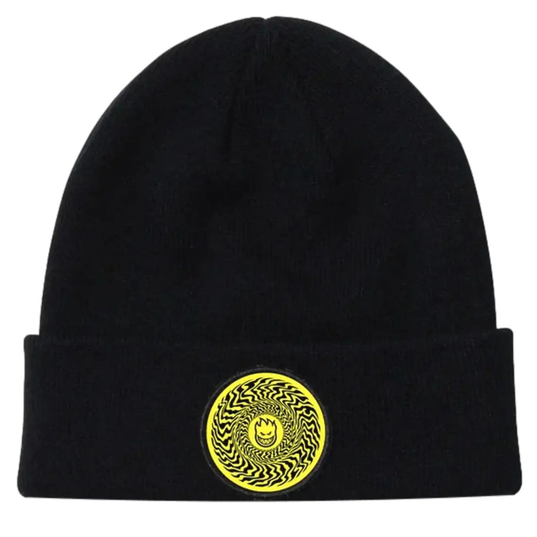 spitfire swirled beanie black