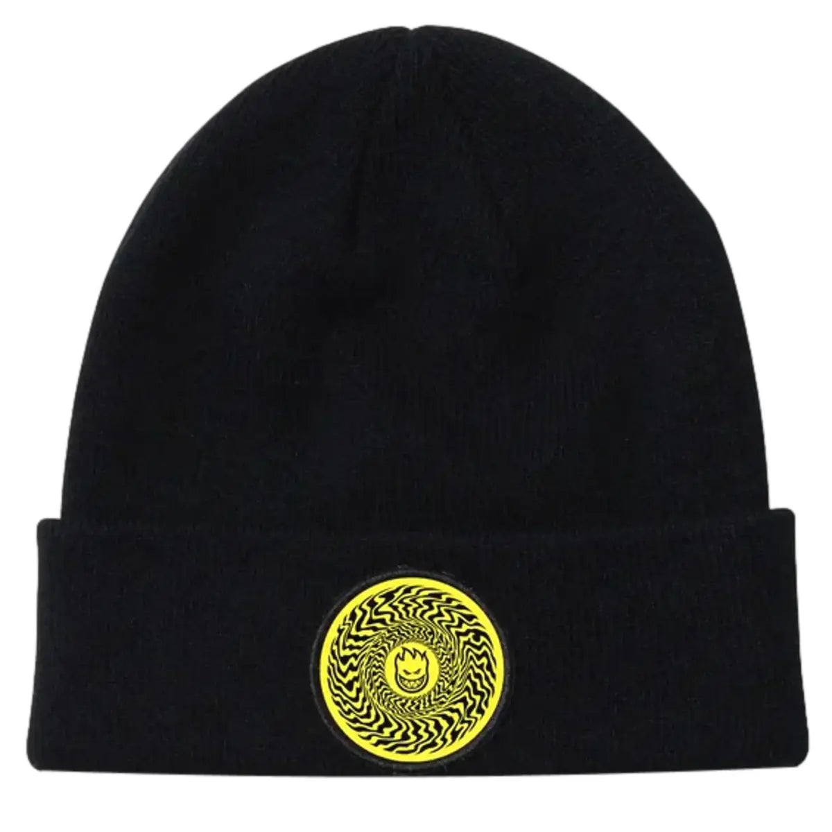 spitfire swirled beanie black