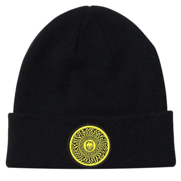 spitfire swirled beanie black