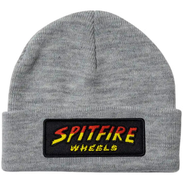 spitfire beanie hell hound script grey
