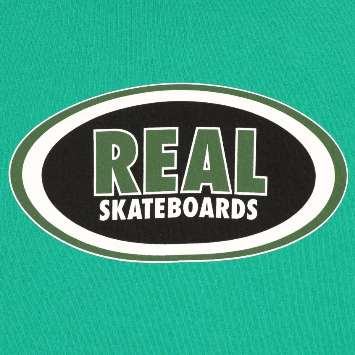 T-shirt real oval green