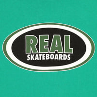 T-shirt real oval green