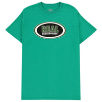 T-shirt real oval green
