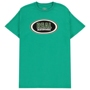 T-shirt real oval green