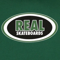 Hoodie real oval green