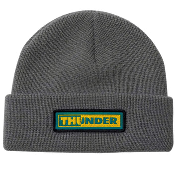 Thunder bolts beanie patch grey