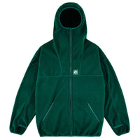 Antartic zipped hoodie green magenta