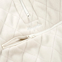 magenta lunar quilted highneck natural sweater