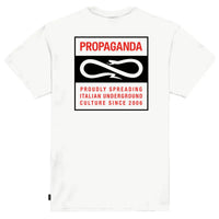 PROPAGANDA T SHIRT LABEL WHITE