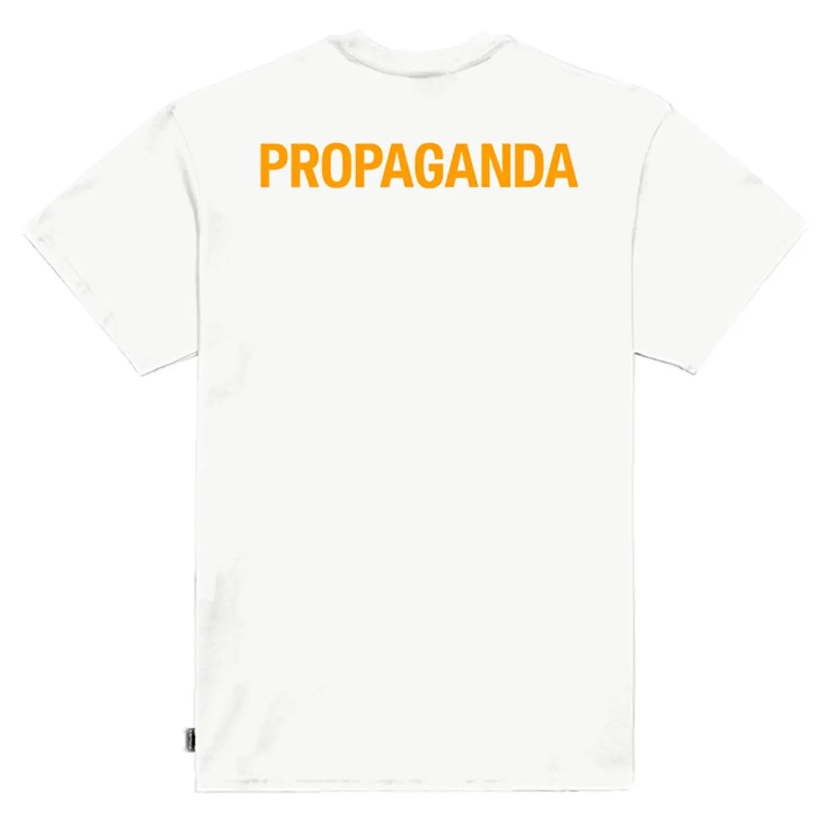 PROPAGANDA T SHIRT WHITE LOGO STEEL
