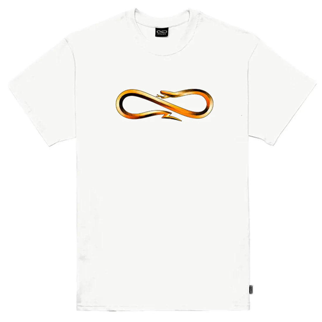 PROPAGANDA T SHIRT WHITE LOGO STEEL