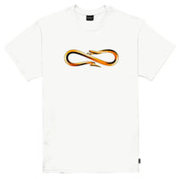 PROPAGANDA T SHIRT WHITE LOGO STEEL