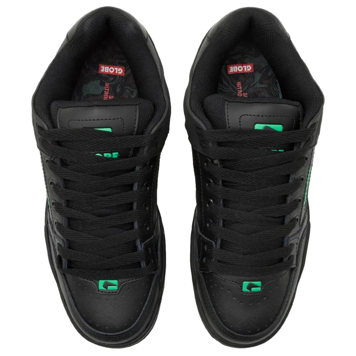 GLOBE TILT SHOES BLACK GREEN MOSAIC