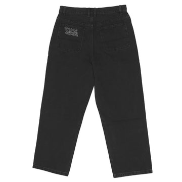 OP1UM DENIM BAGGY DARK BLACK PANTS