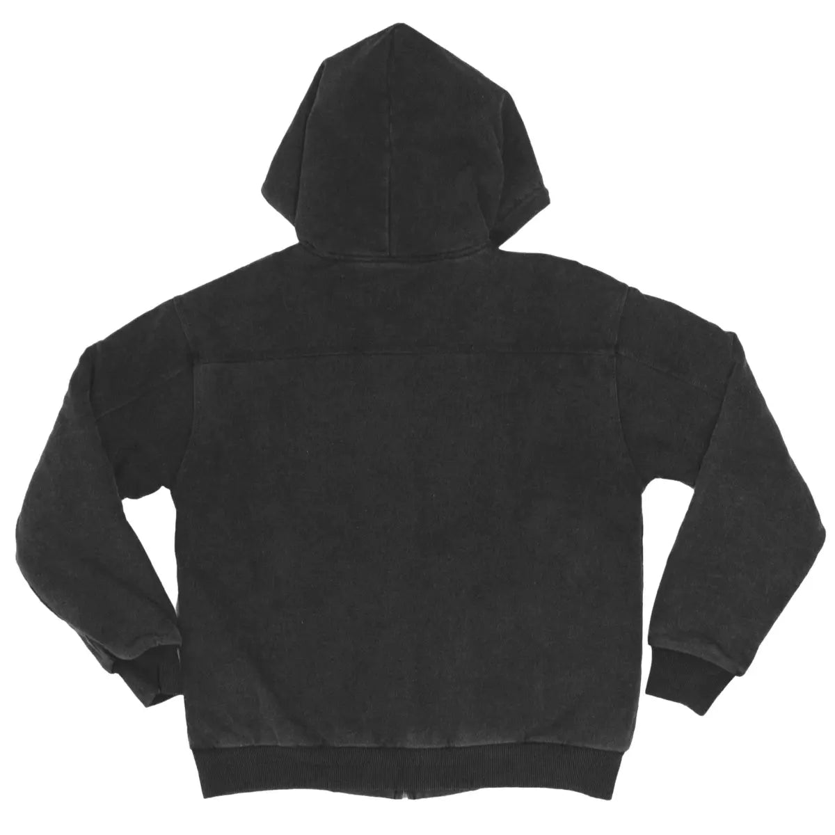Op1UM HOODIE JACKET STONE WASHED BLACK ZIP
