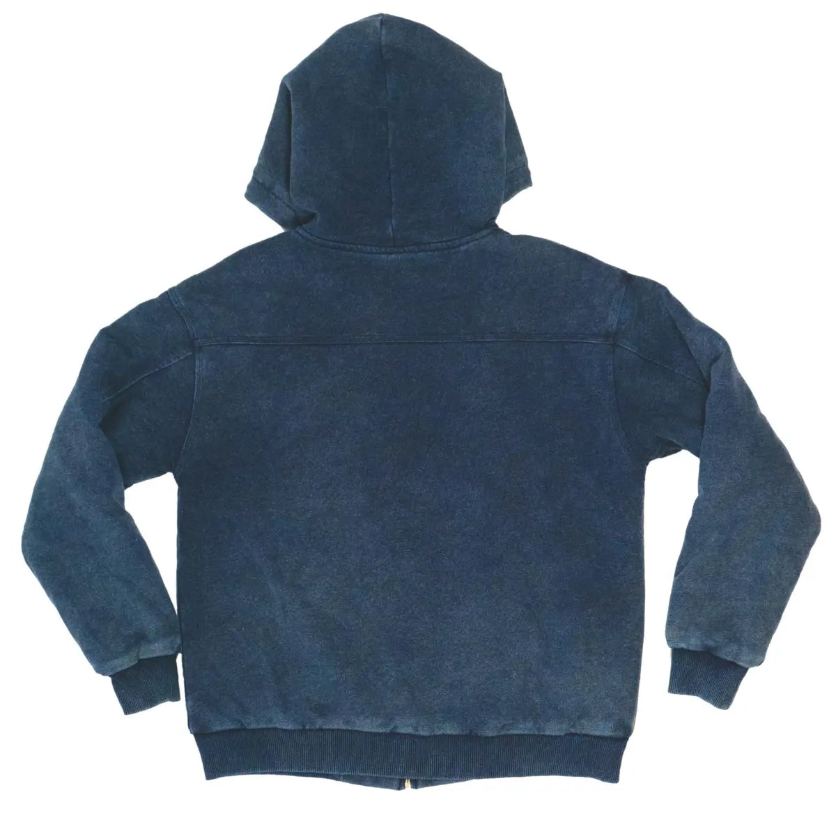 Op1UM JACKET HOODIE STONE WASHED BLUE ZIP