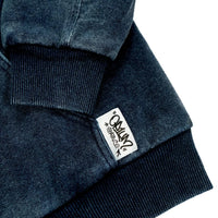 Op1UM JACKET HOODIE STONE WASHED BLUE ZIP