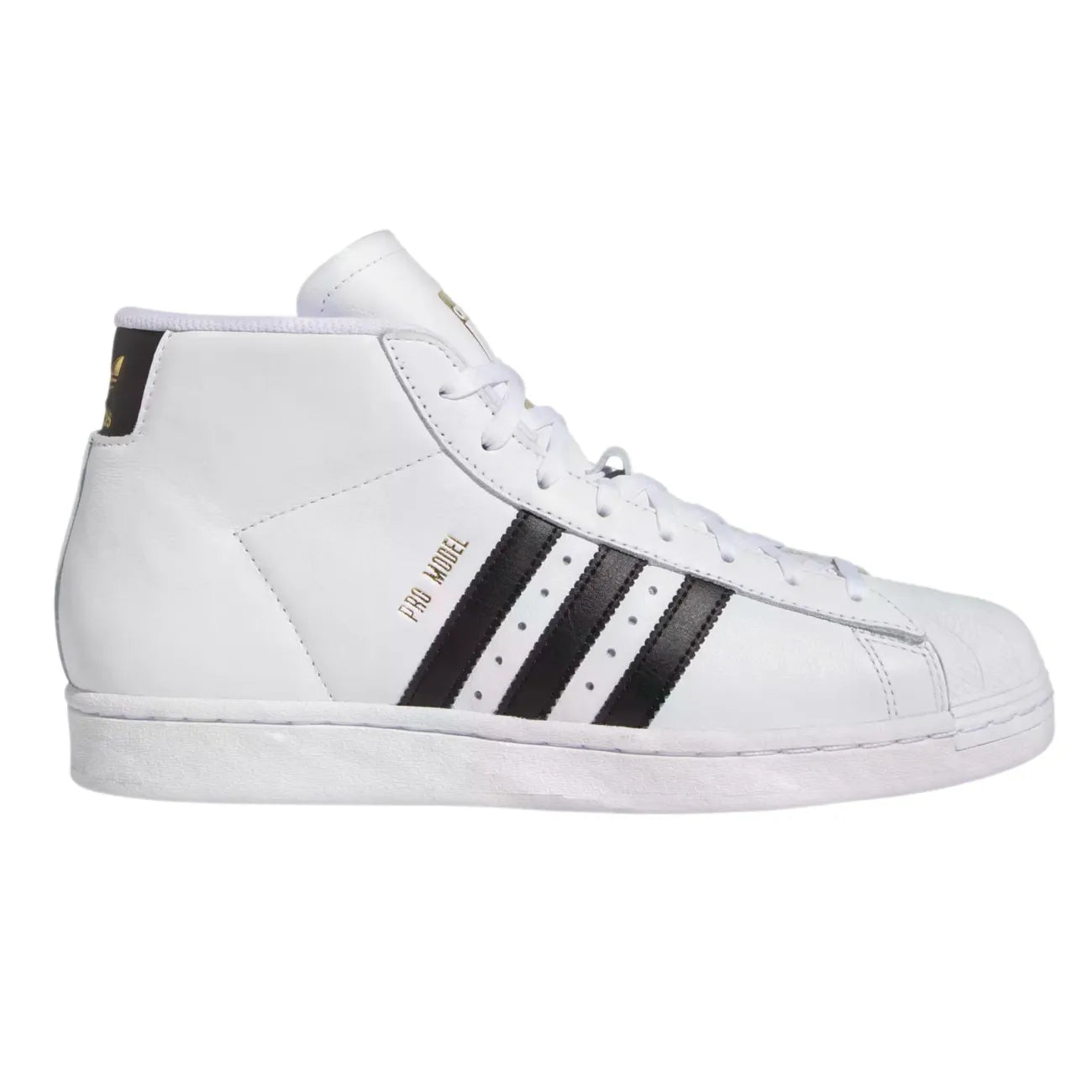 PRO MODEL ADIDAS SUPERSTAR ADV WHITE BLACK GOLD