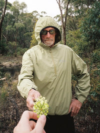 POLAR PACKABLE ANORAK JACKET DIRTY GREEN