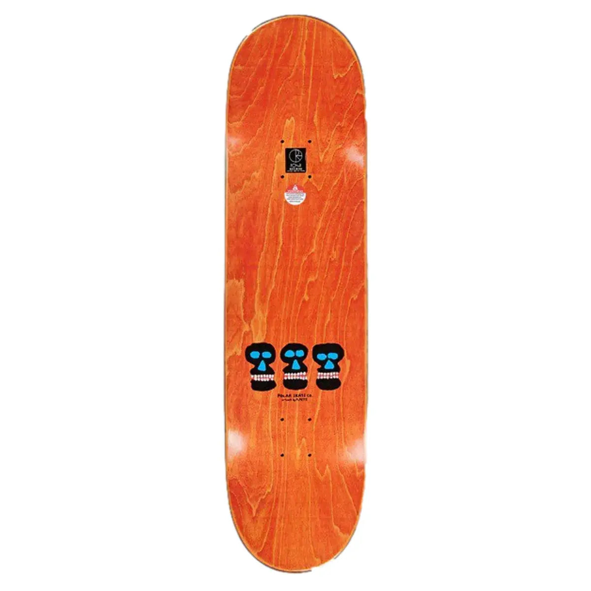 Polar skate deck world domination wheel 8.25"