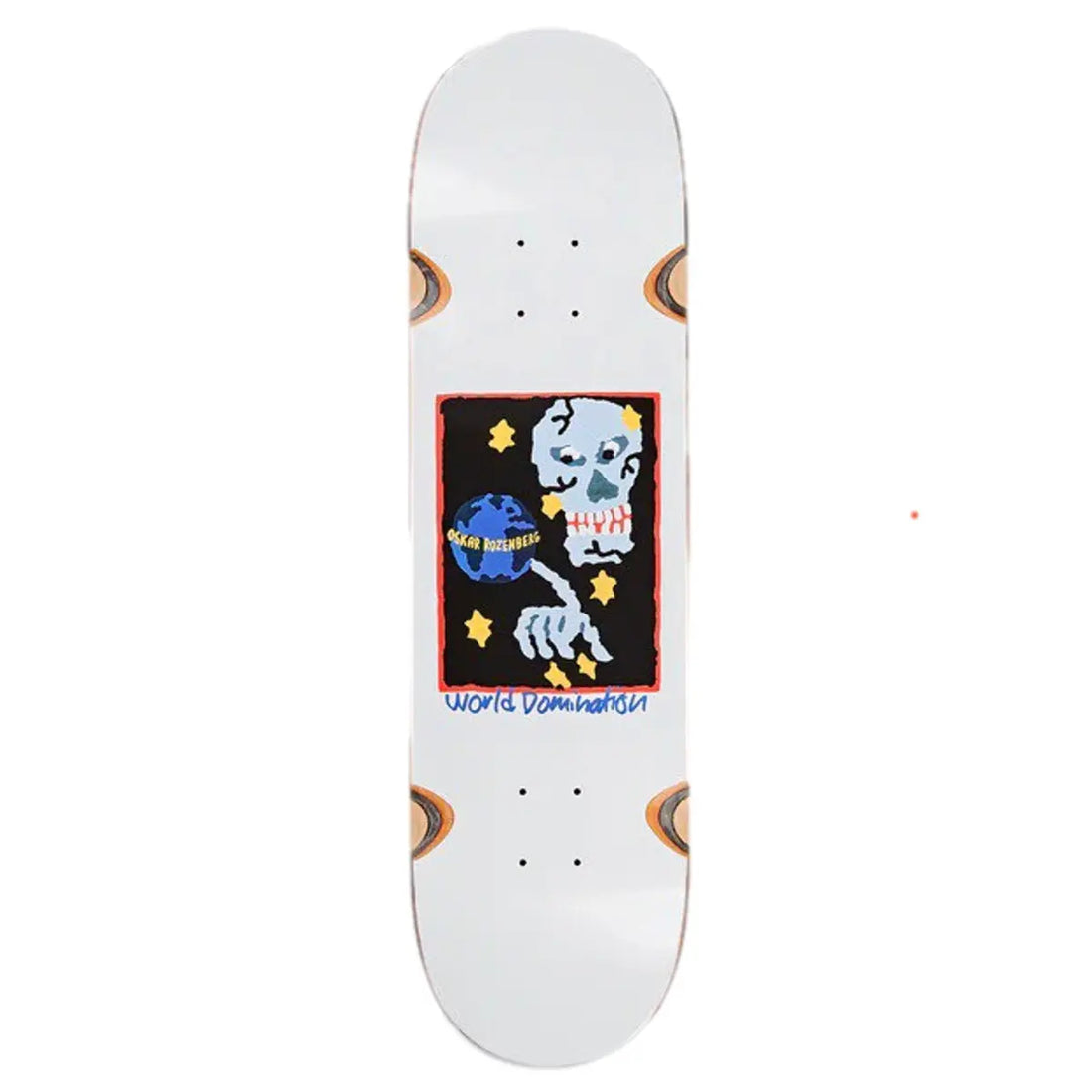 Polar skate deck world domination wheel 8.25"