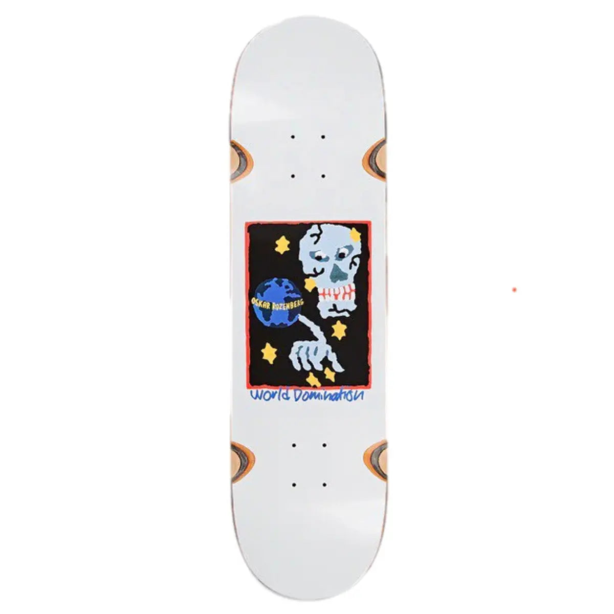 Polar skate deck world domination wheel 8.25"