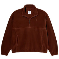 polar sweater ivan halfzip wine