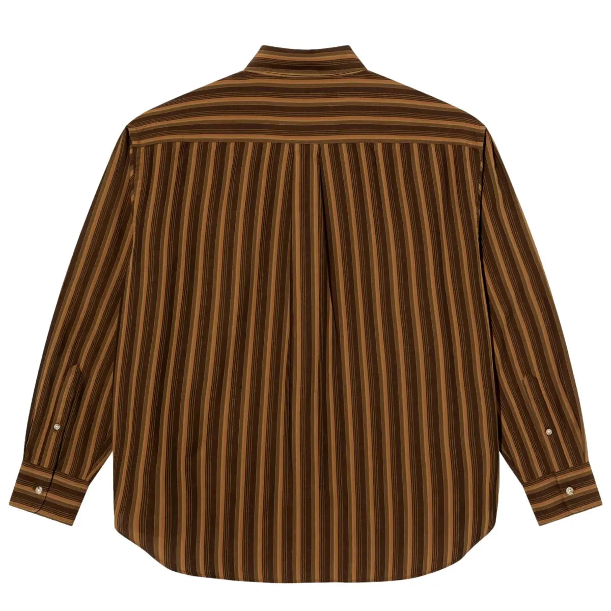 polar ben shirt ls brown stripes