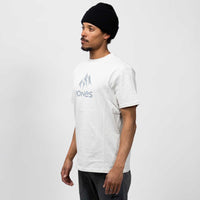 JONES TRUCKEE ORGANIC TEE COTTON MINERAL GRAY