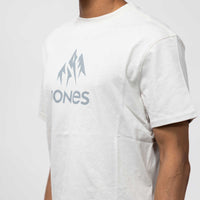 JONES TRUCKEE ORGANIC TEE COTTON MINERAL GRAY