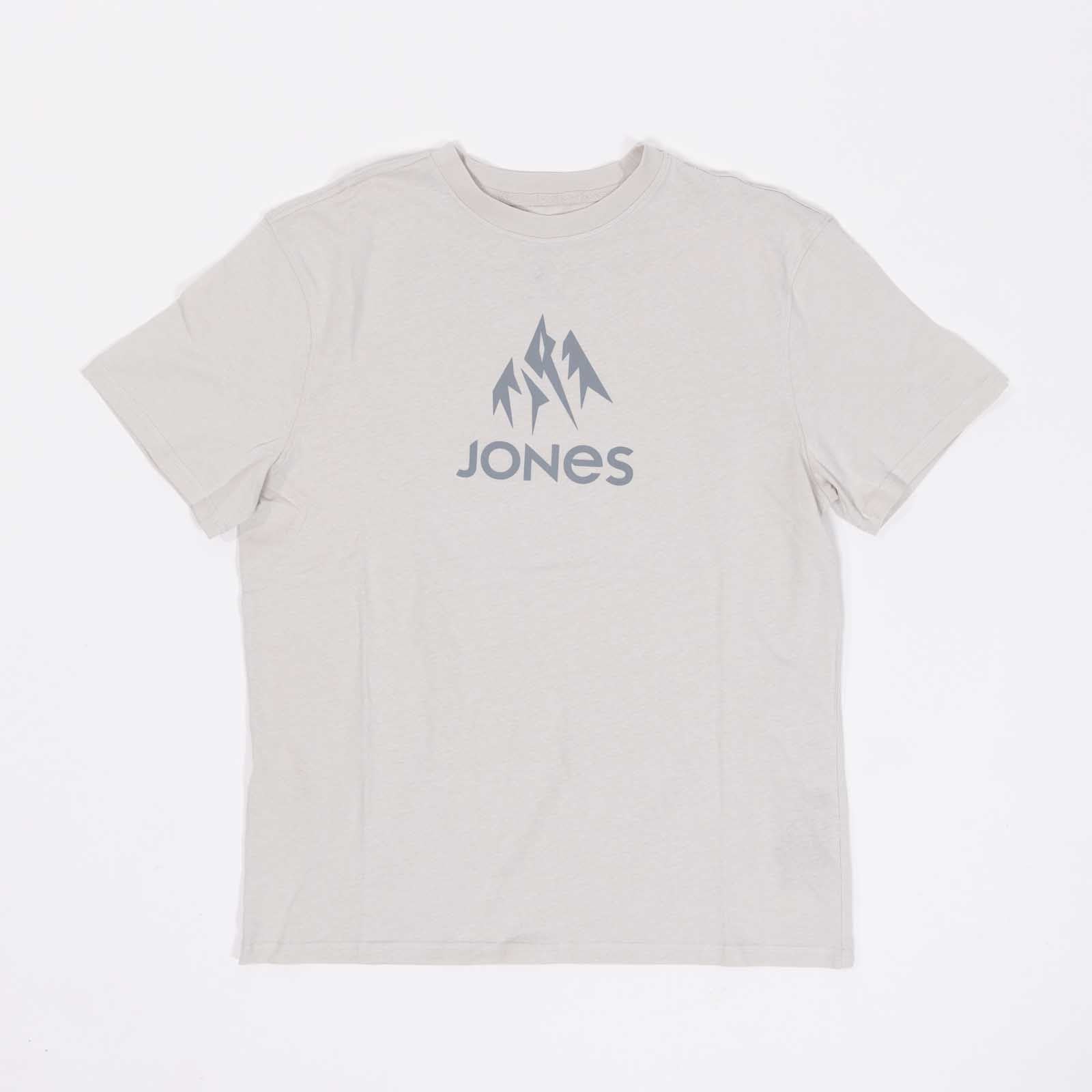 JONES TRUCKEE ORGANIC TEE COTTON MINERAL GRAY