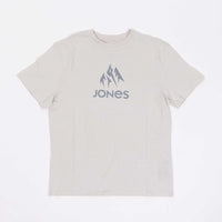 JONES TRUCKEE ORGANIC TEE COTTON MINERAL GRAY