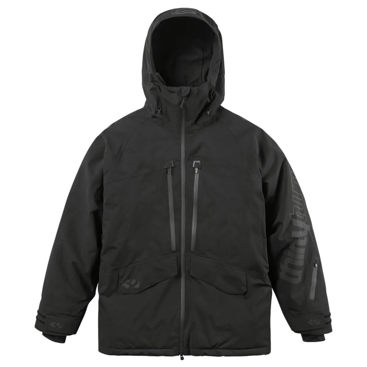 Thirty two lashed Insulated jacket black