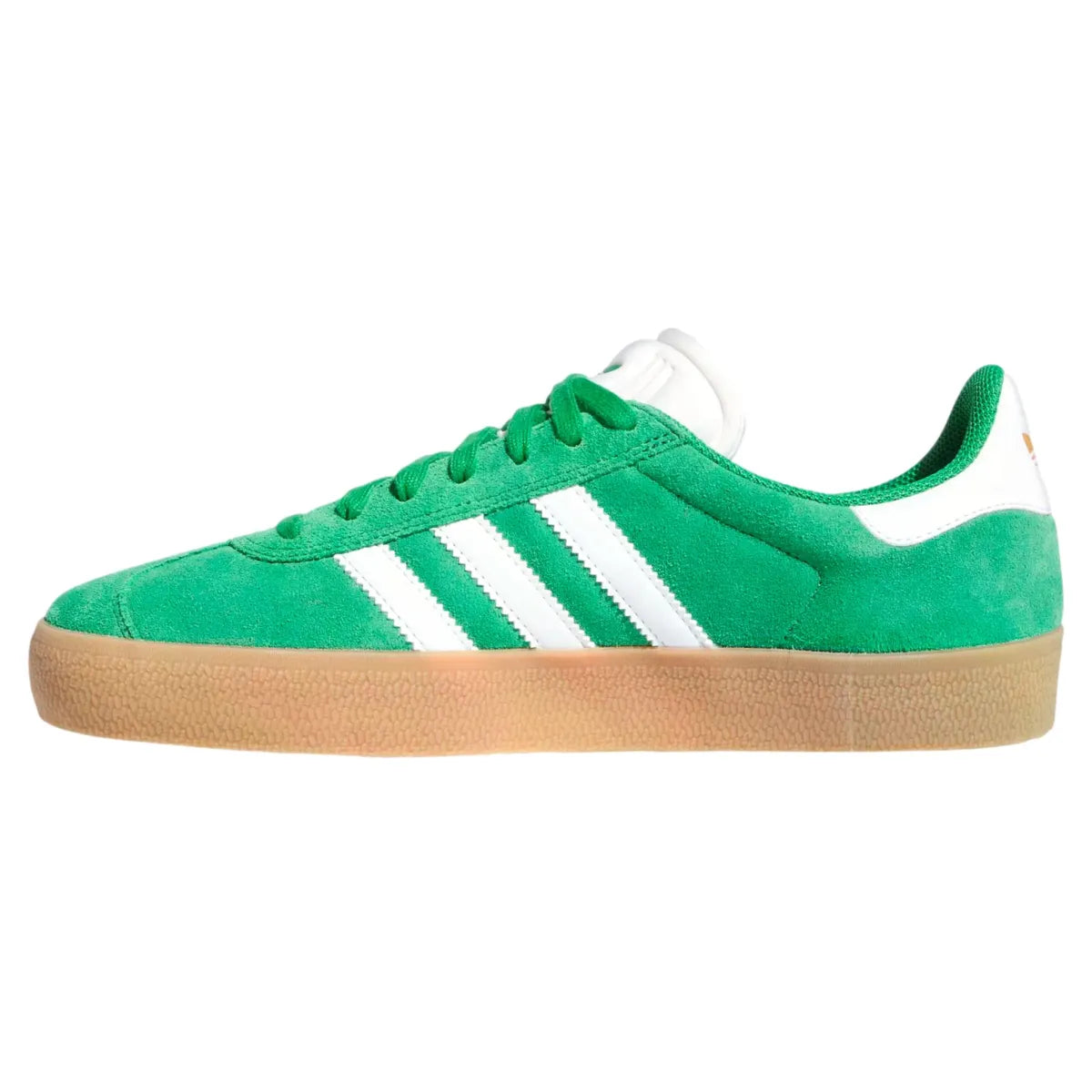Adidas gazelle adv green white gold