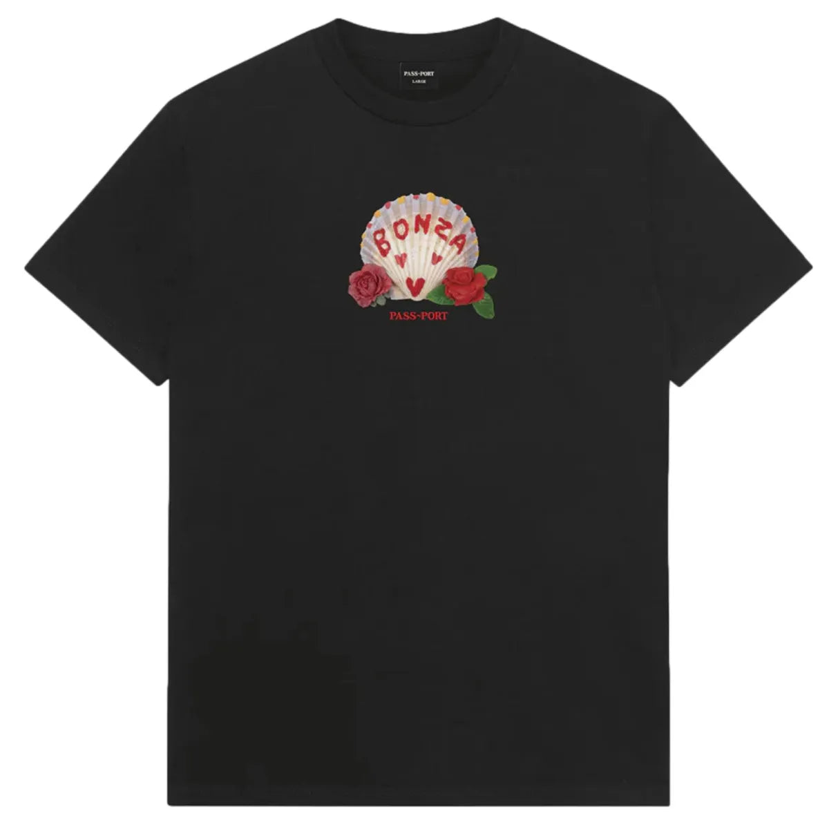 Pass port t-shirt bonza tee black