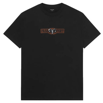 PASS PORT T-SHIRT RAM TEE BLACK