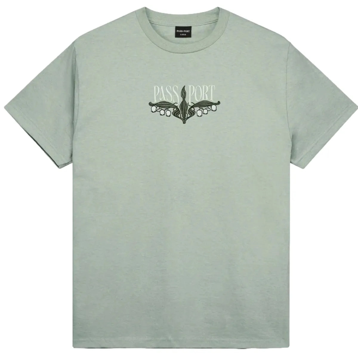 Pass port t-shirt lily of the valley verde