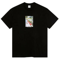 Polar red curb tee black