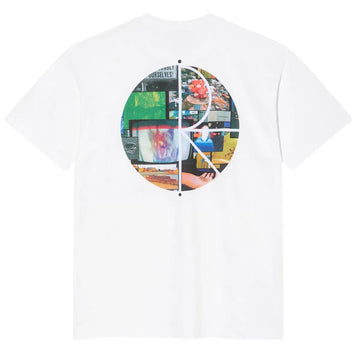Polar Skate Fill Logo Ourselves Collage Tee white