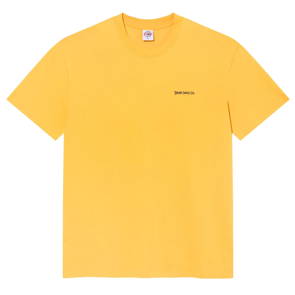 Polar skate co. dual living tee yellow