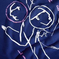 Polar skate t-shirt life in bubble deep royal
