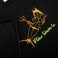 Polar skate t-shirt devil woman black