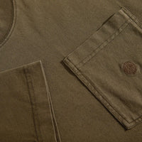 Polar skate pocket t-shirt brown