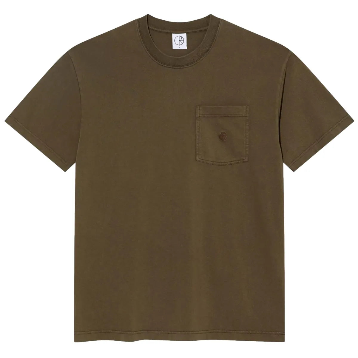Polar skate pocket t-shirt brown