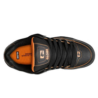 Globe tilt orange black mosaic