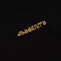 Magenta life tee black
